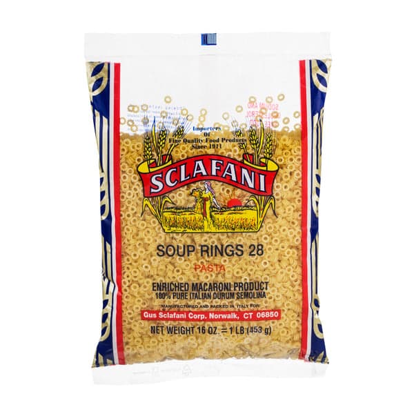 Sclafani Soup Rings Pasta