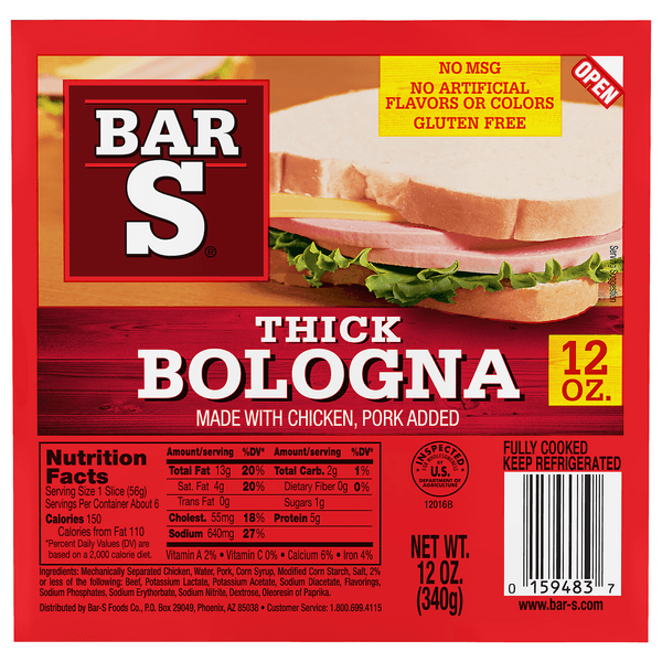 Bar-S Bologna Thick