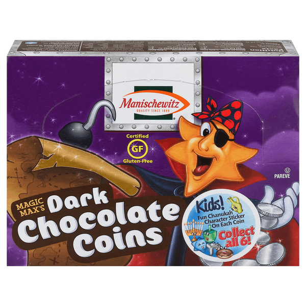 Manischewitz Magic Max'S Dark Chocolate Coins