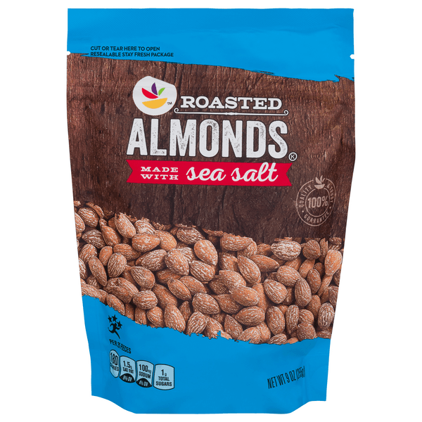 Stop & Shop Almonds Roasted Made With Sea Salt
