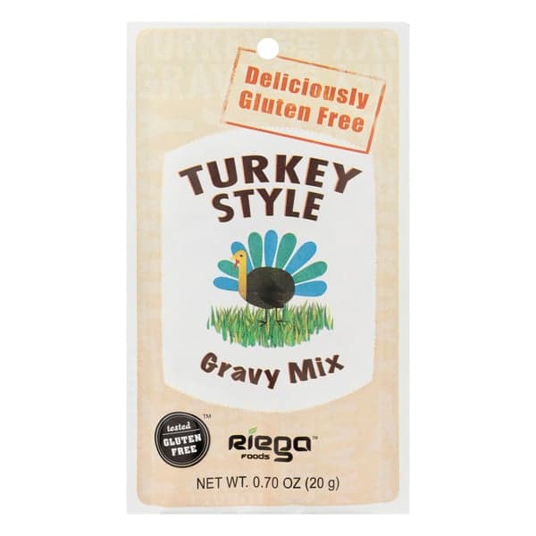 Riega Foods Gravy Mix Packet Turkey Style Gluten Free