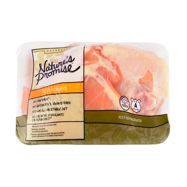 Nature'S Promise Naturals Bone-In Split Chicken Breasts Fresh