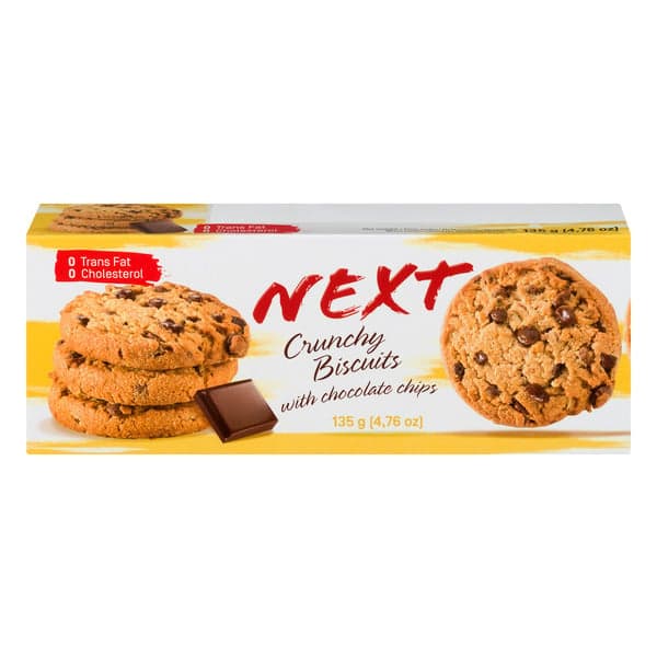 Bogutti Next Crunchy Biscuits With Chocolate Chips