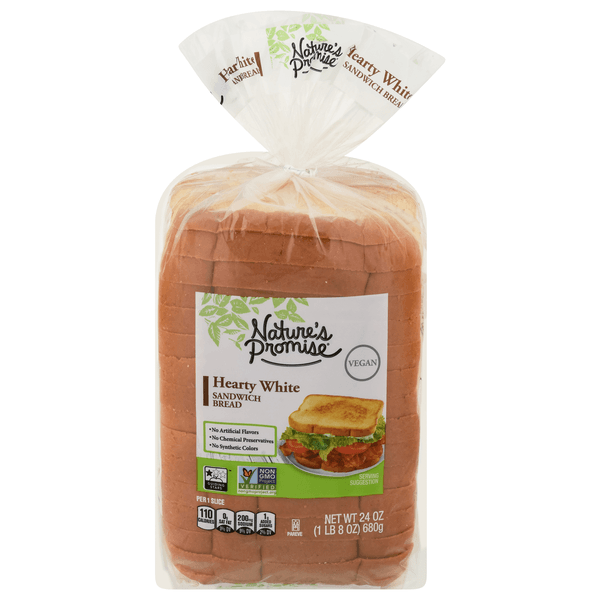 Nature'S Promise Hearty White Sandwich Bread