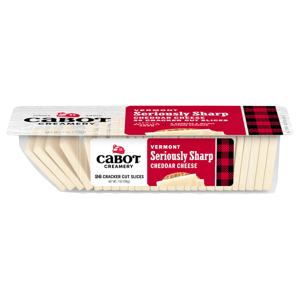 Cabot Creamery Cracker Cut Seriously Sharp Cheddar Cheese
