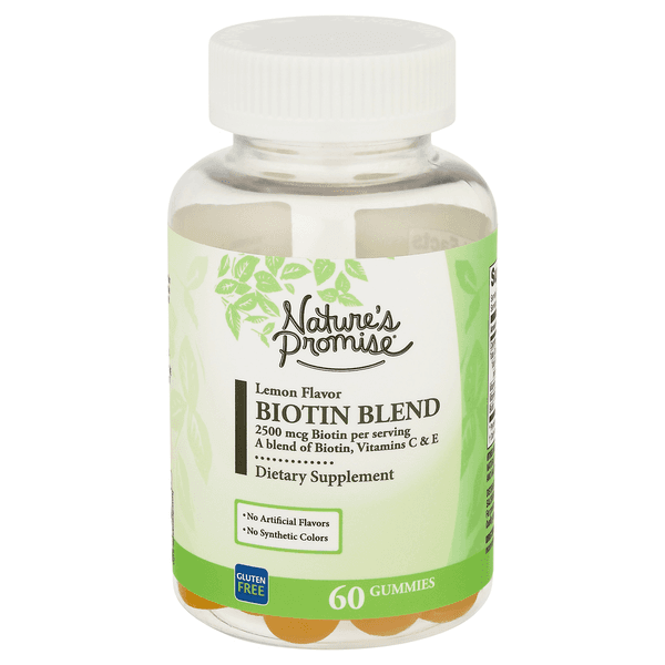 Nature'S Promise 2500 Mcg Biotin Blend Gummies Lemon Flavor