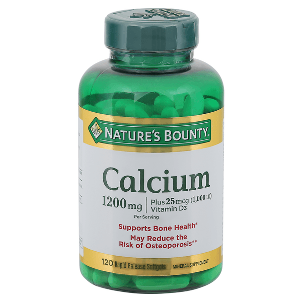 Nature'S Bounty Calcium + Vitamin D3 1000 Iu Softgels