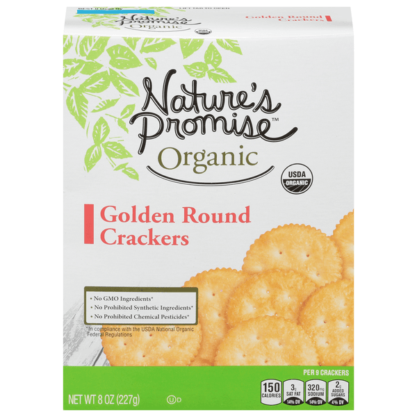 Nature'S Promise Organic Crackers Golden Round