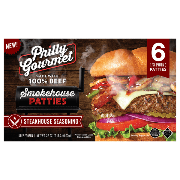 Philly Gourmet Beef Steakhouse Patties