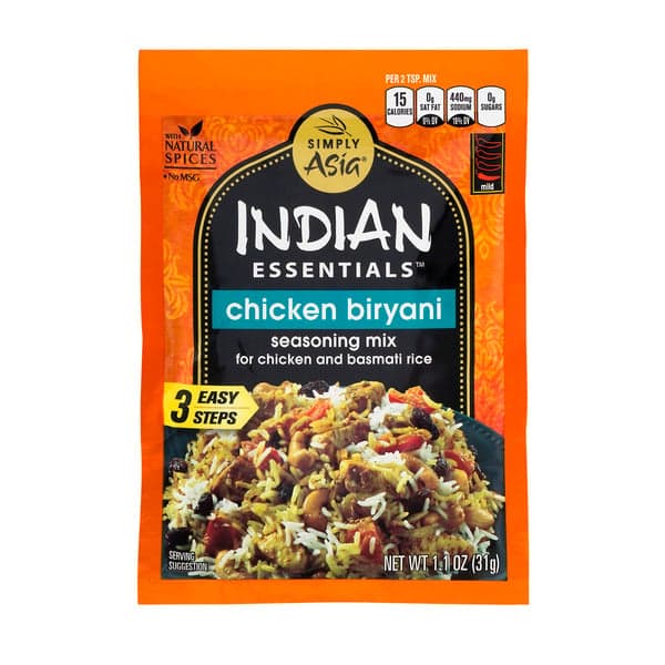 Simply Asia Indian Essentials Chicken Biryani Seasoning Mix