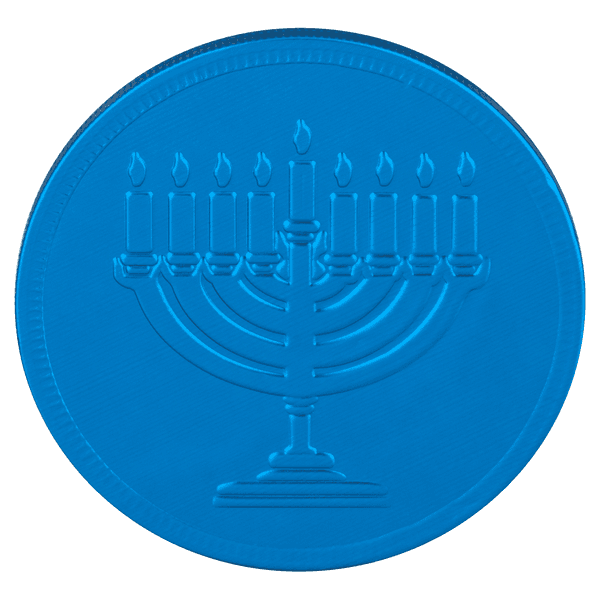 Jerusalem Of Gold Milk Chocolate Multicolored Medallions