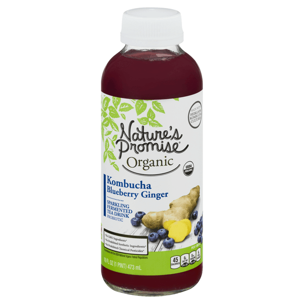 Nature'S Promise Organic Kombucha Blueberry Ginger