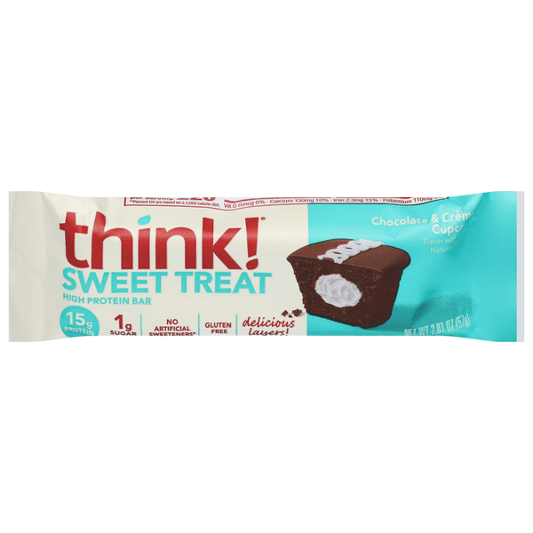 Think! Sweet Treat High Protein Bar Chocolate & Creme Cupcake