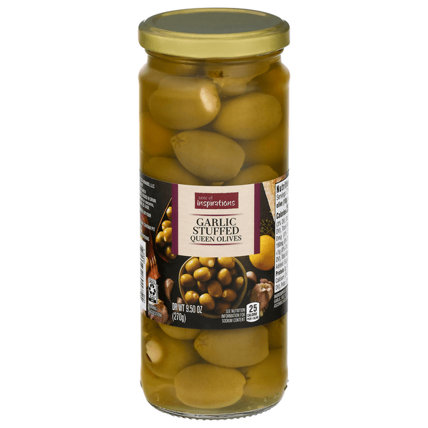 Taste Of Inspirations Garlic Stuffed Queen Olives