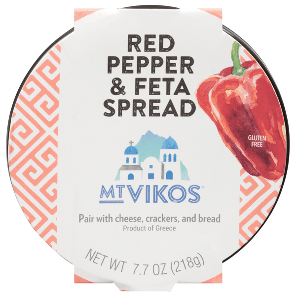 Mt. Vikos Spread Red Pepper & Feta