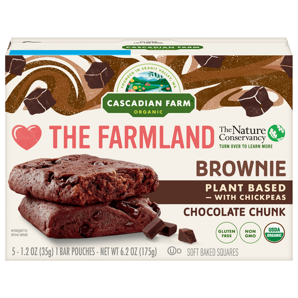 Cascadian Farm Organic Soft Baked Squares Chocolate Chunk Brownie
