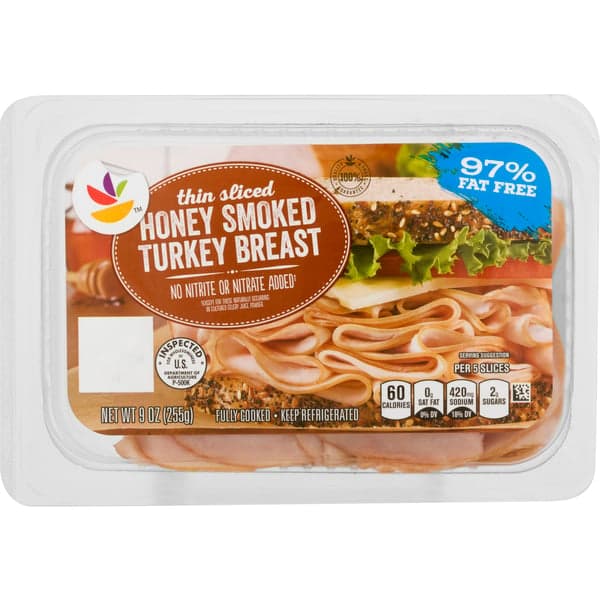 Stop & Shop Turkey Breast Smoked Honey Thin Sliced