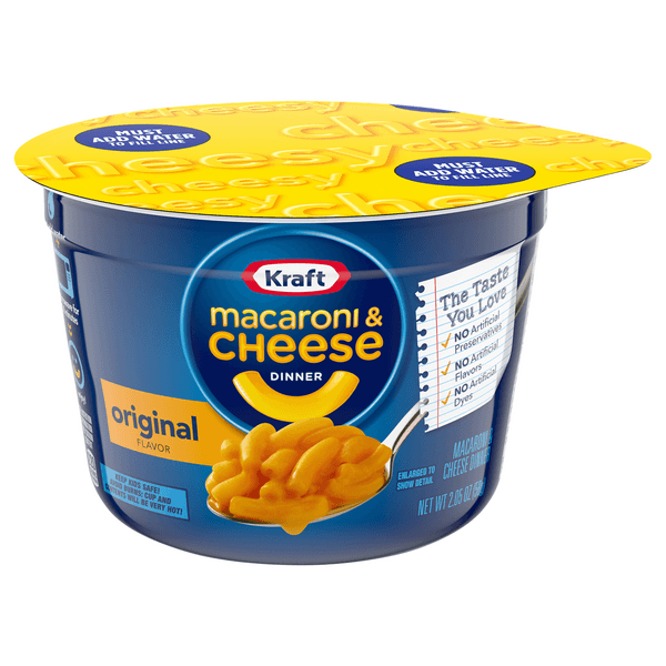 Kraft Original Macaroni & Cheese Easy Microwavable Dinner