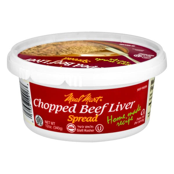 Meal Mart Glatt Kosher Chopped Beef Liver Spread