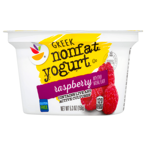 Giant Greek Fruit On The Bottom Yogurt Raspberry Nonfat Gluten Free
