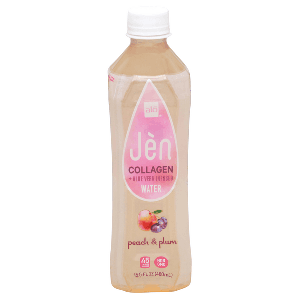 Alo Jen Collagen & Aloe Vera Infused Water Peach & Plum