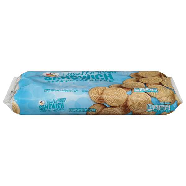 Stop & Shop Sandwich Cookies Vanilla Creme
