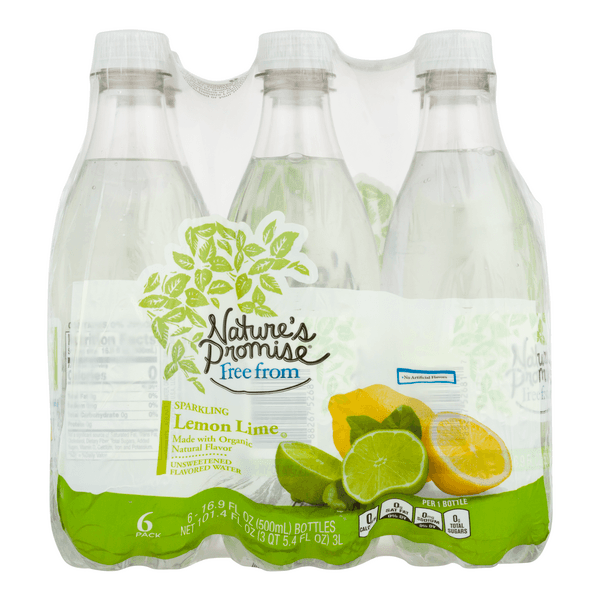 Nature'S Promise Free From Sparkling Water Lemon Lime