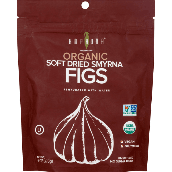 Amphora Smyrna Figs Soft Dried Vegan Gluten Free Organic