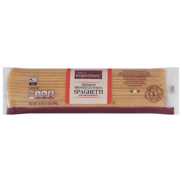 Taste Of Inspirations Premium Bronze Cut Spaghetti Pasta