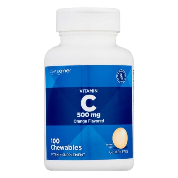 Careone Vitamin C Orange Chewables Gluten Free