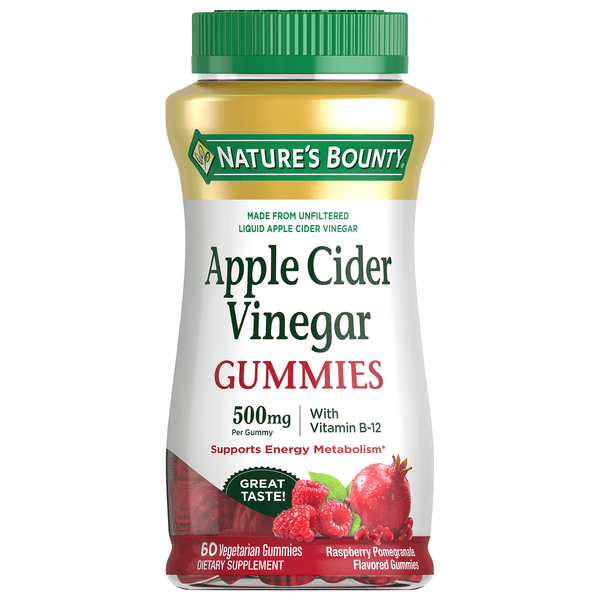 Nature'S Bounty Apple Cider Vinegar Gummies Raspberry Pomegranate