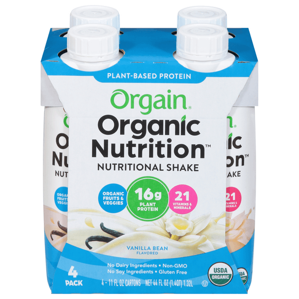 Orgain Organic Nutritional Shake Vanilla Bean