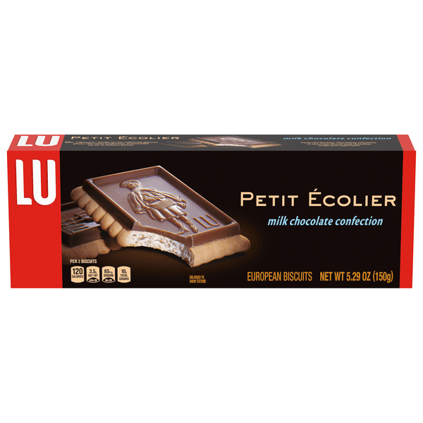 Lu Petit Ecolier Biscuits European Milk Chocolate