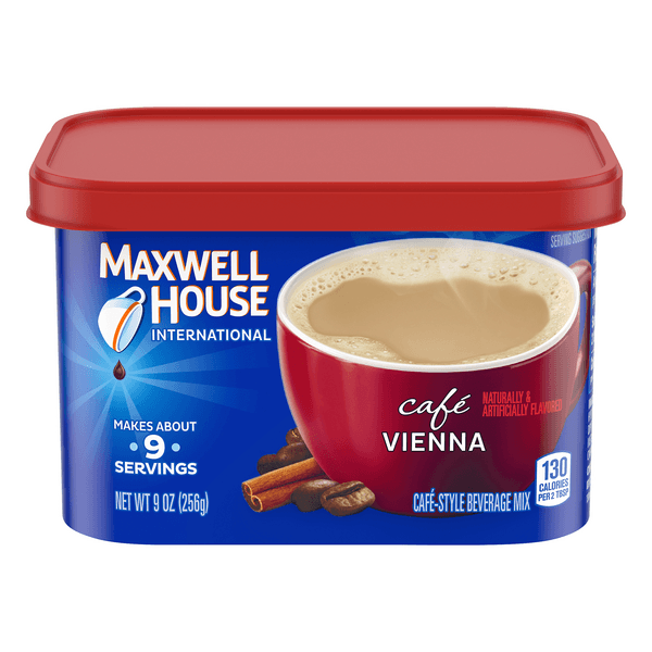 Maxwell House International Vienna Caf-Style Instant Coffee Beverage Mix
