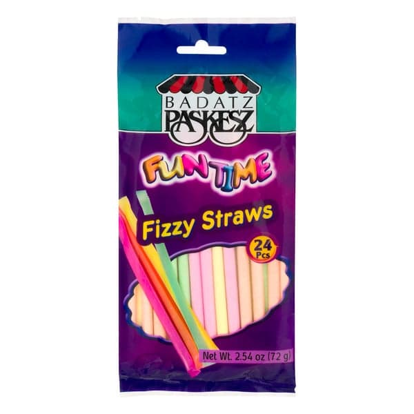 Paskesz Fizzy Straws Assorted