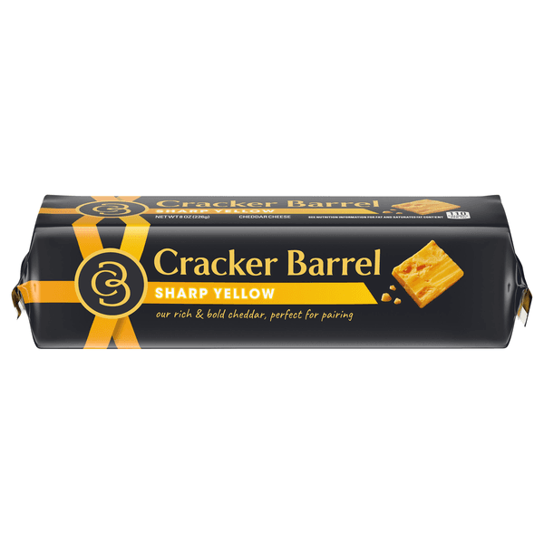 Cracker Barrel Sharp Yellow Cheddar Cheese Block