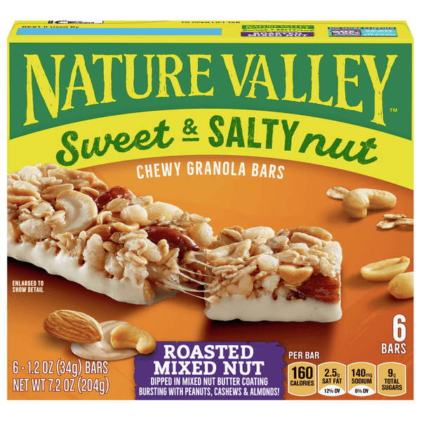 Nature Valley Sweet & Salty Nut Granola Bars Roasted Mixed Nut