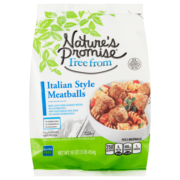Nature'S Promise Italian Style Meatballs - Apx