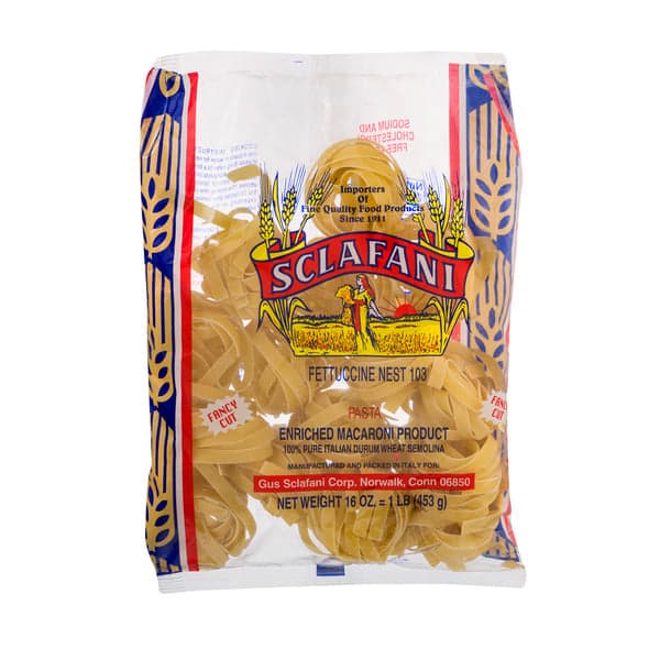 Sclafani Fettuccine Pasta Nests 