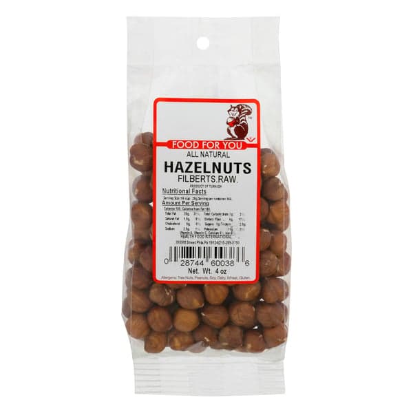 Food For You Hazelnuts Raw