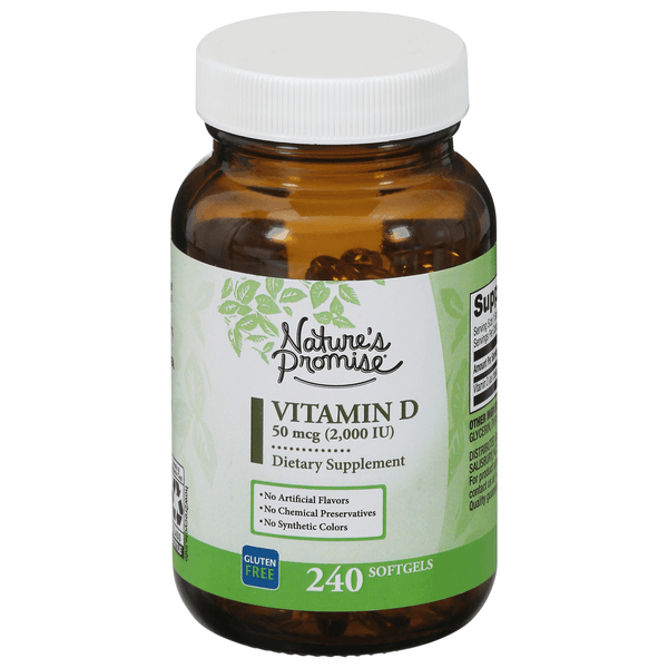 Nature'S Promise Vitamin D3 2000 Iu Dietary Supplement Softgels