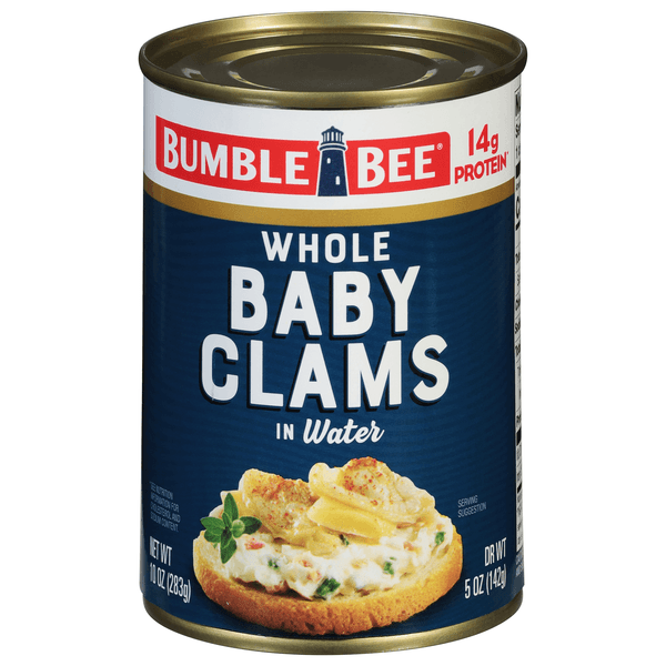 Bumble Bee Clams Baby Fancy Whole