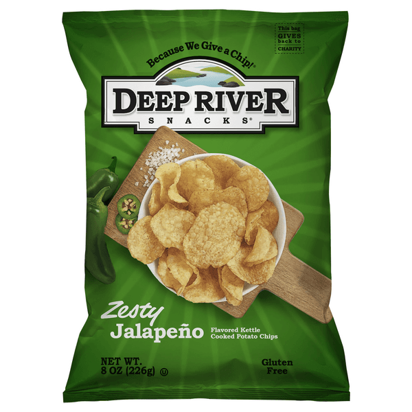 Wise,Deep River Zesty Jalapeno Kettle Chip
