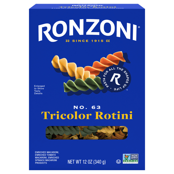 Ronzoni Tricolor Rotoni Pasta No