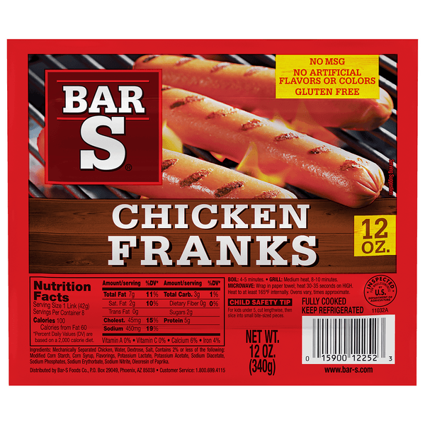 Bar-S Franks Chicken