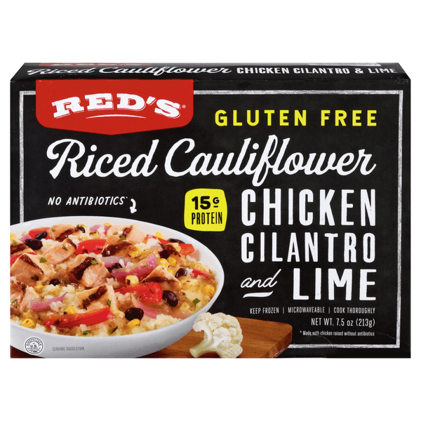 Red'S Riced Cauliflower Chicken Cilantro And Lime Gluten Free