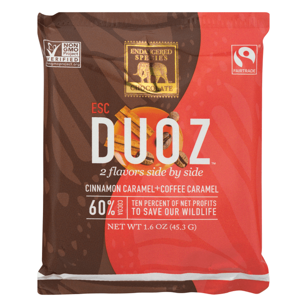 Endangered Species Duoz Chocolate Cinnamon Caramel + Coffee Caramel