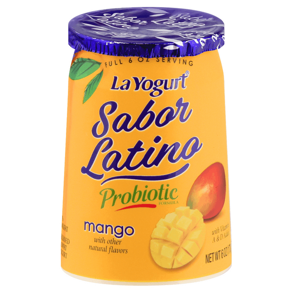 La Yogurt Sabor Latino Low Fat Probiotic Mango Yogurt
