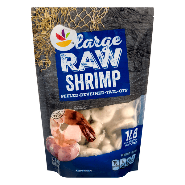 Stop & Shop Farm Raised Raw Tail-Off Peeled Large Shrimp 
