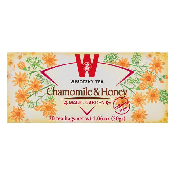 Wissotzky Herbal Tea Bags Chamomile & Honey Caffeine Free